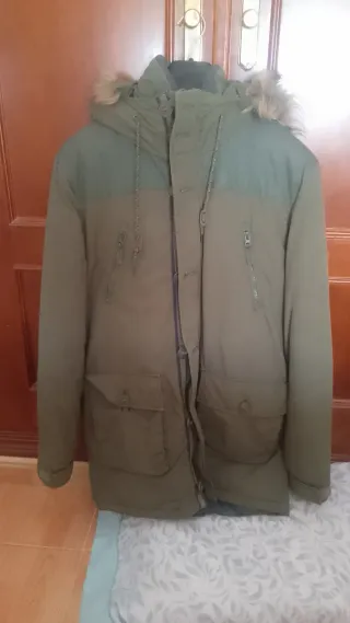 Chaquetón hombre  verde militar talla S