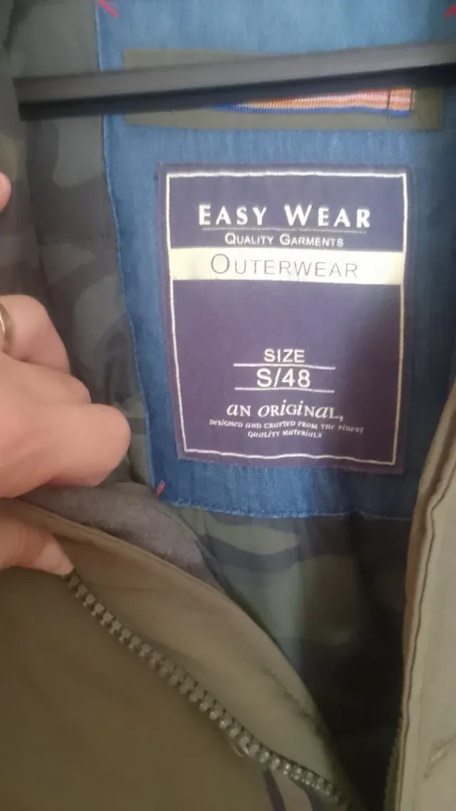 Chaquetón hombre  verde militar talla S