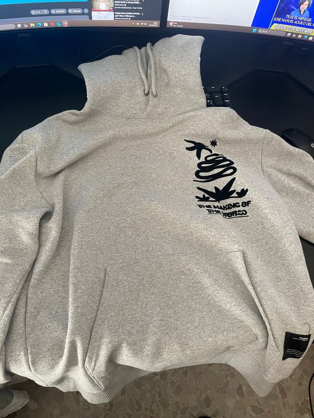 Sudadera Pull&Bear Gris