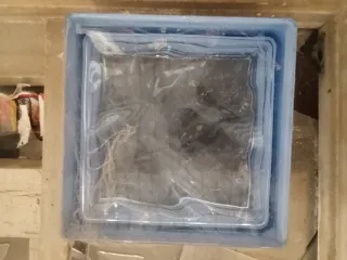 Bloque de cristal pavés