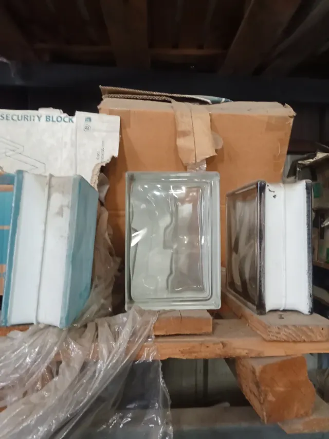 Bloque de cristal pavés