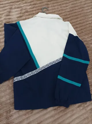 Chaqueta Vintage Kangaroo Azul y Blanca