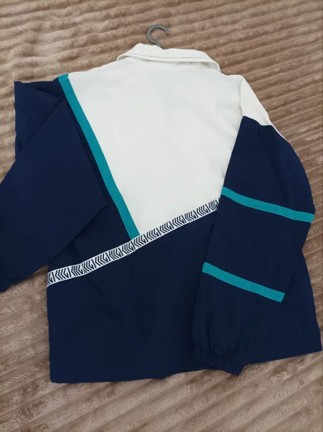 Chaqueta Vintage Kangaroo Azul y Blanca