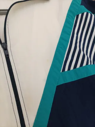 Chaqueta Vintage Kangaroo Azul y Blanca