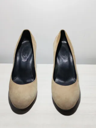 Décolleté tod's scarpe in pelle shoes chaussures