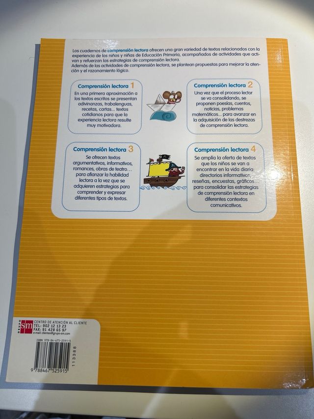 Comprensión lectora: El pirata Malapata. 3 Prim...