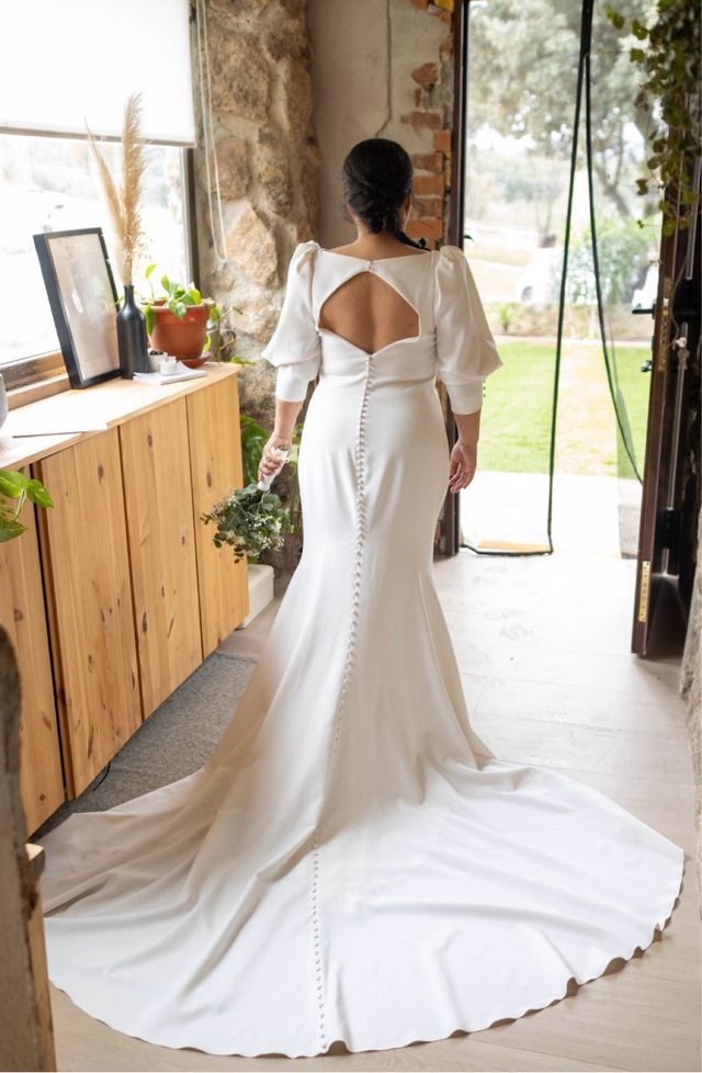 Vestido de Novia Pronovias Blanco Talla XL