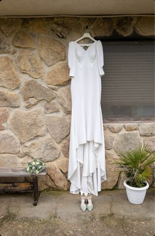 Vestido de Novia Pronovias Blanco Talla XL