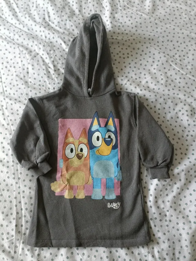 Vestido sudadera Zara niña Bluey