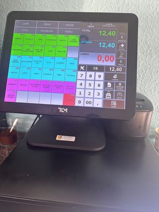 TLM Maquina Registradora Negra