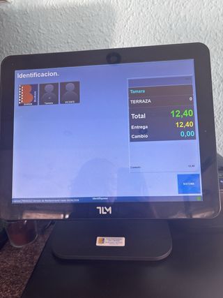 TLM Maquina Registradora Negra