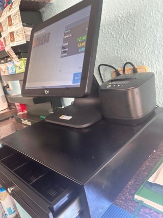 TLM Maquina Registradora Negra