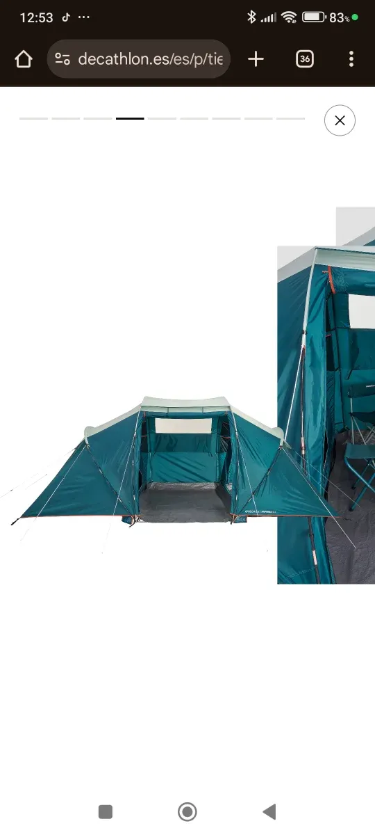 Tienda de campaña Arpenaz 4.2