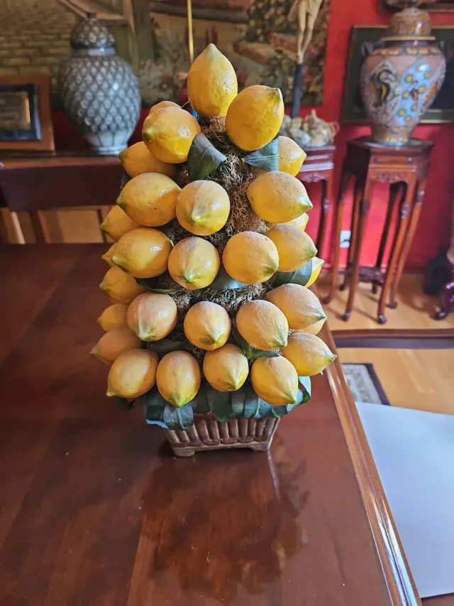 Adorno de limones decorativo