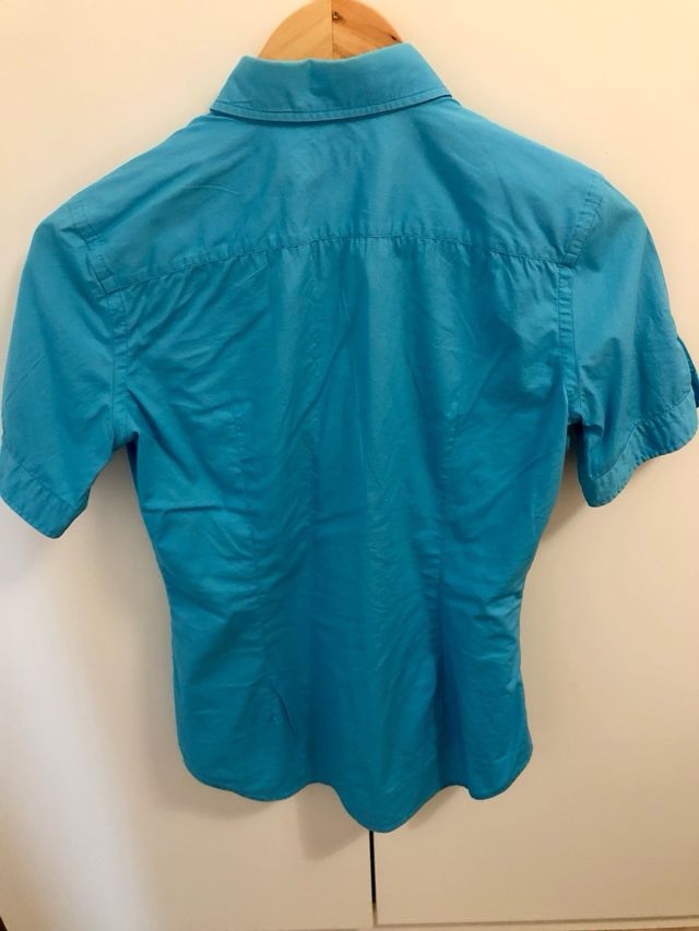 Camisa Ralph Lauren Turquesa Talla 6