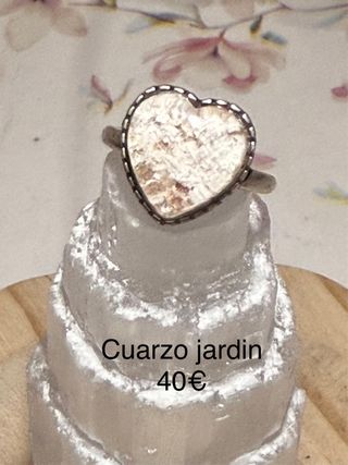 Anillos minerales naturales Plata 925 ajusajustabl