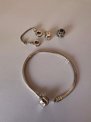 Pulsera Pandora Plata con Charms