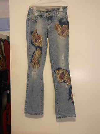 Pantalones vaqueros Just Cavalli estampados