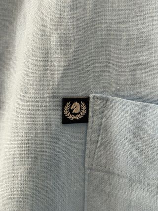 Camicia Lino e Cotone Azzurra Taglia XXXL