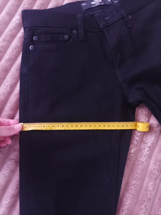 Pantalón Hollister Negro Skinny Talla S