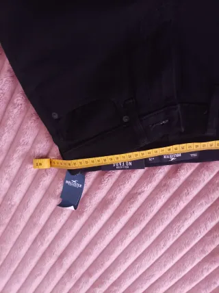 Pantalón Hollister Negro Skinny Talla S