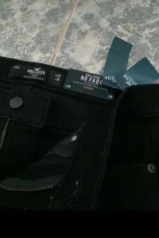 Pantalón Hollister Negro Skinny Talla S