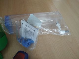 Lote de accesorios para conejos o roedores.