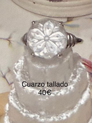 Anillos Plata 925 minerales naturales ajustable