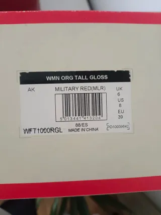 Botas de agua Hunter altas rojas