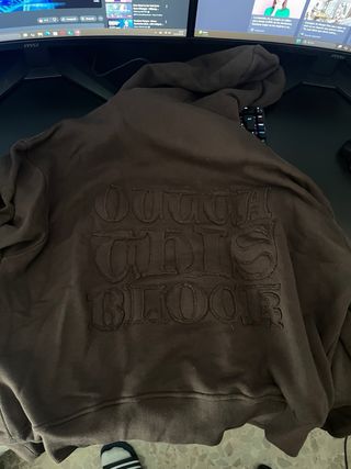 Sudadera Zara Marrón con Logo