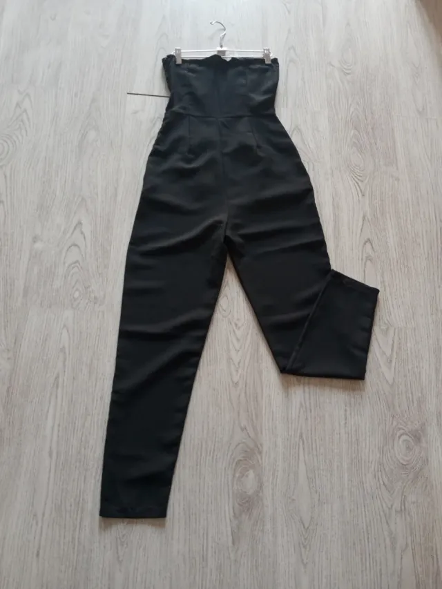 Mono negro strapless talla S