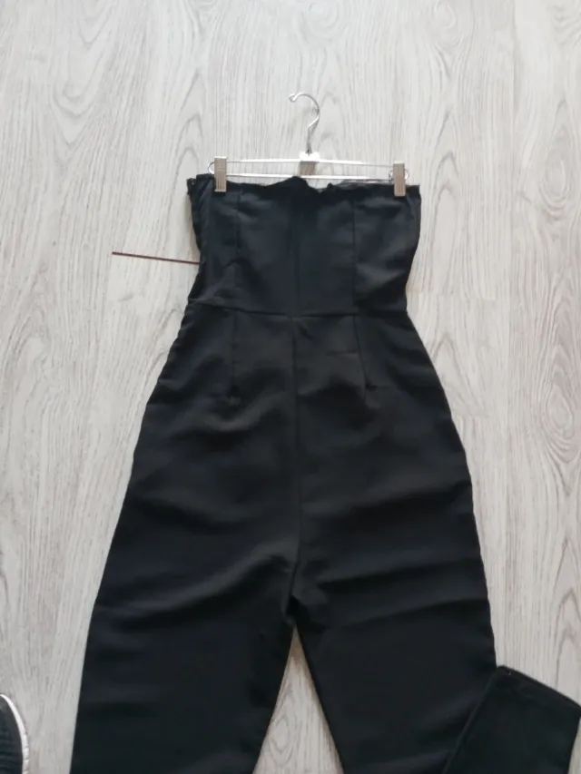 Mono negro strapless talla S