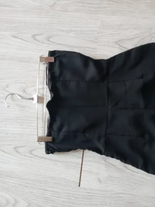 Mono negro strapless talla S