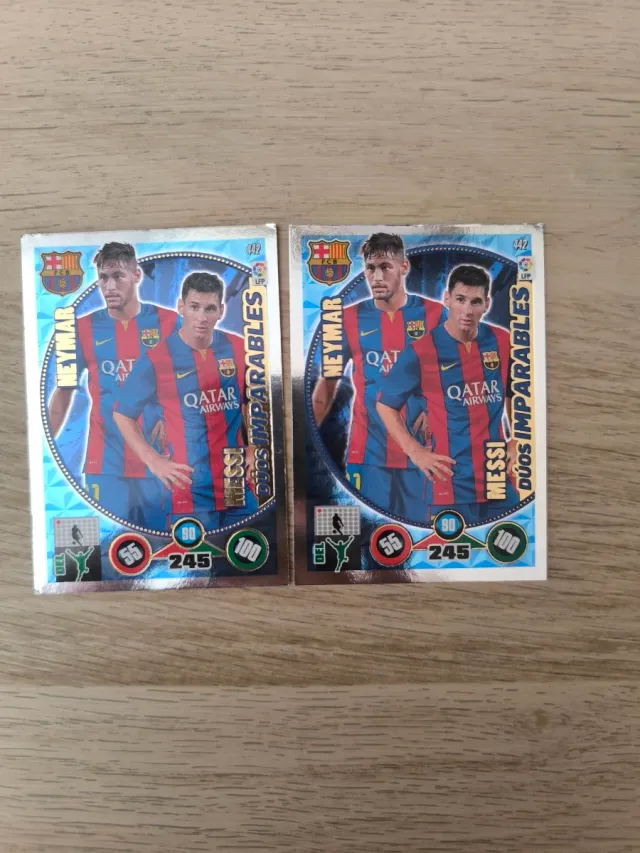 Carta Messi y Neymar Dúos Imparables