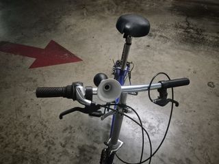 Bicicleta Plegable Azul