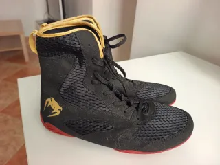 Botas Boxeo Venum Contender Negras/Rojas