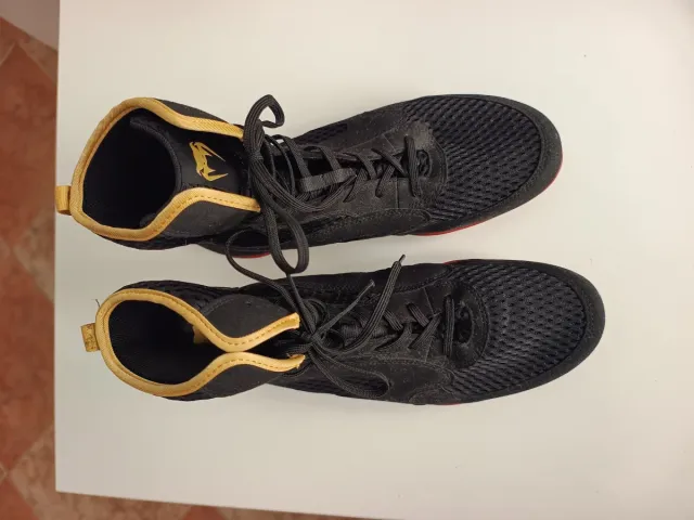 Botas Boxeo Venum Contender Negras/Rojas