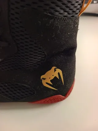 Botas Boxeo Venum Contender Negras/Rojas