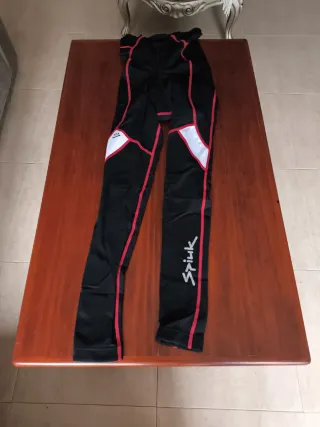 Culote Invierno Spiuk Talla M Negro/Rojo