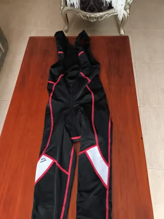 Culote Invierno Spiuk Talla M Negro/Rojo