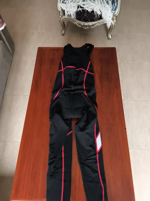 Culote Invierno Spiuk Talla M Negro/Rojo