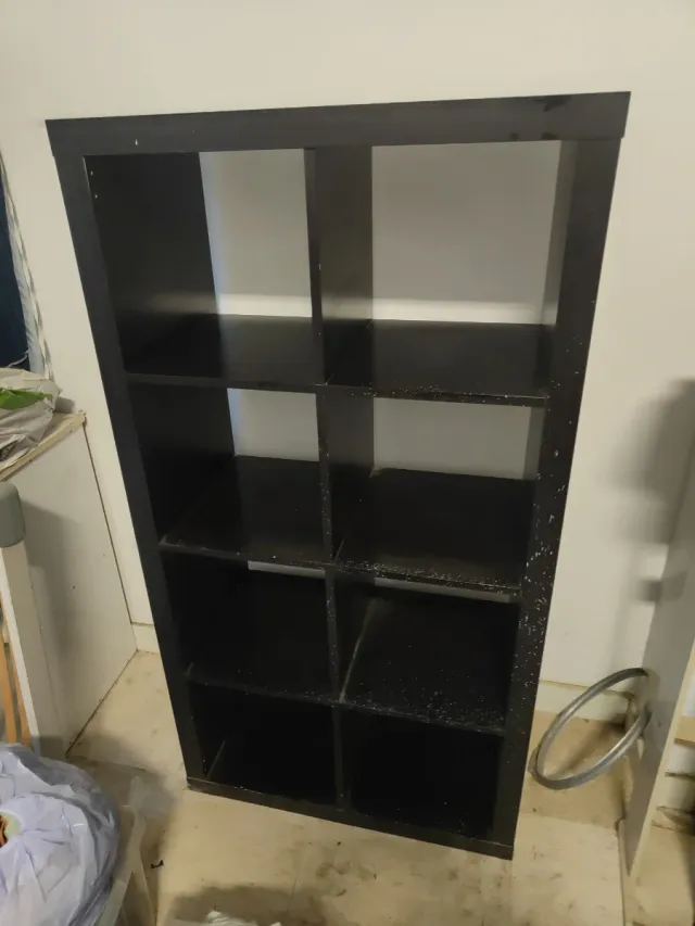 Estantería modular negra