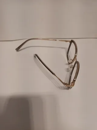 Montura gafas Cione mujer dorada y marrón