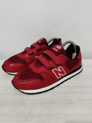 new balance 500 scarpe rosse sneakers bambina
