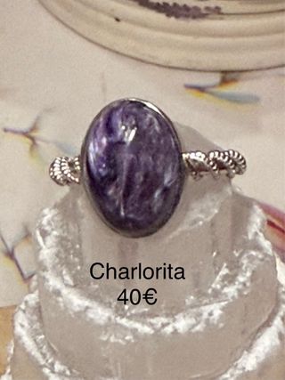 Anillos Plata 925 minerales naturales Ajustables