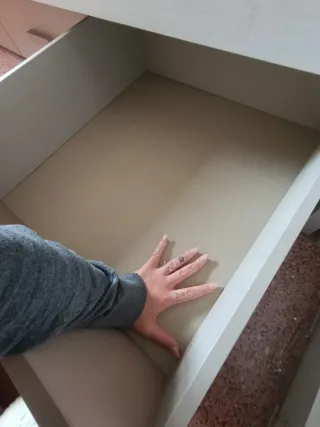 Cama nido beige con cajones + colchón