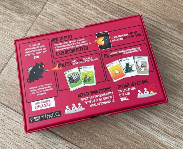 Exploding Kittens NSFW Edición Juego Mesa