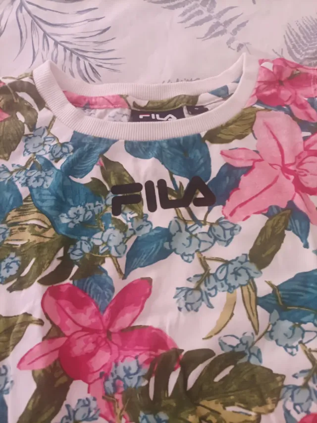Top corto Fila floral