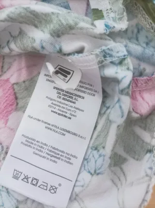 Top corto Fila floral