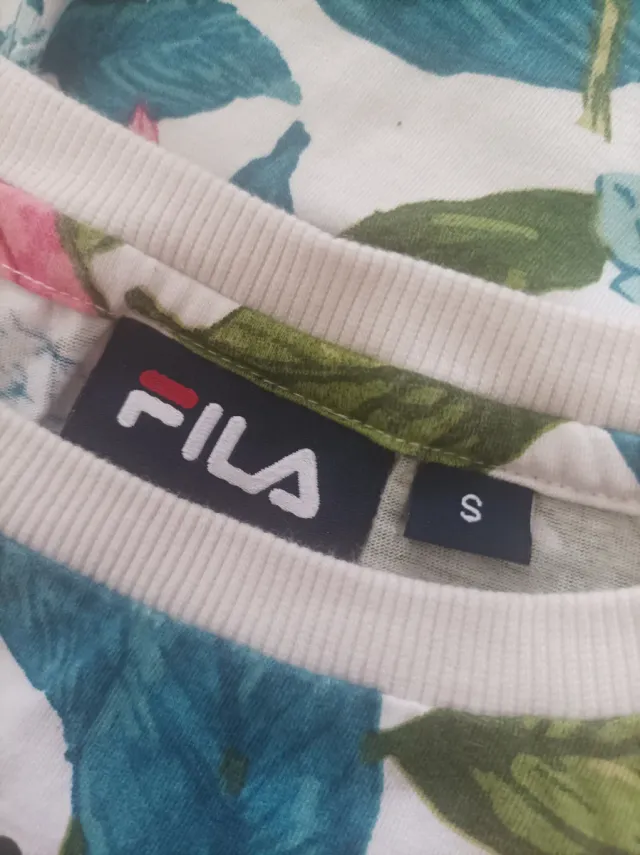 Top corto Fila floral